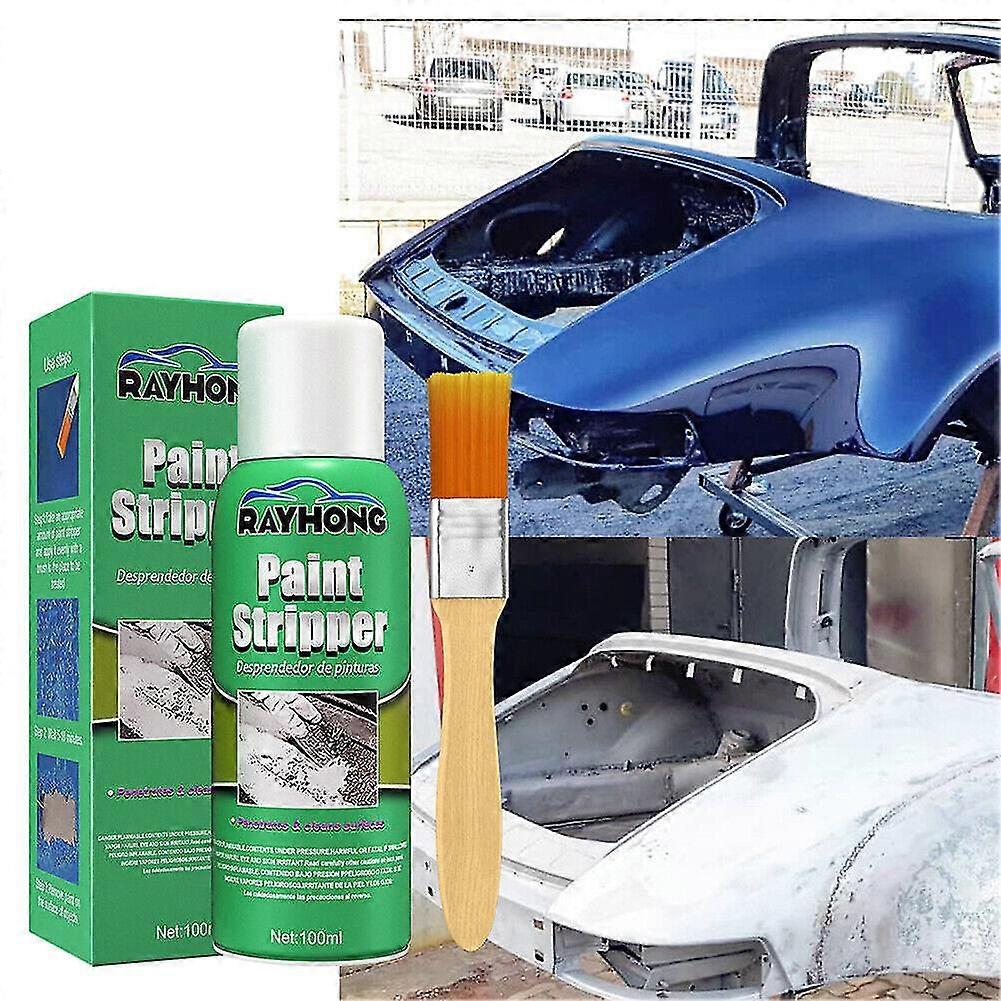 100ml Autofarbe Entferner Metalloberfläche Farbe Abbeizer Pinsel für Auto Wall Marine