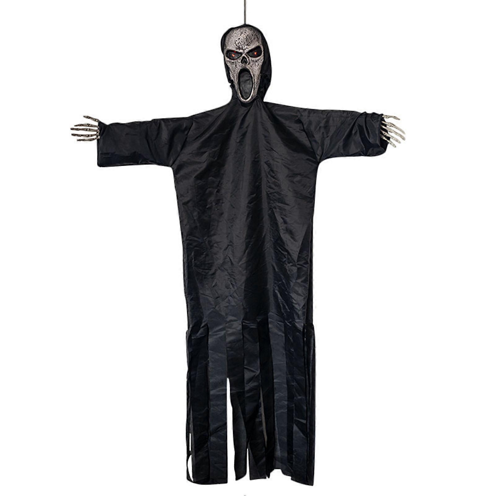 Halloween Scarecrows Hanging Ghosts Voice-controlled Fashionable Hanging Ornaments for Outdoors