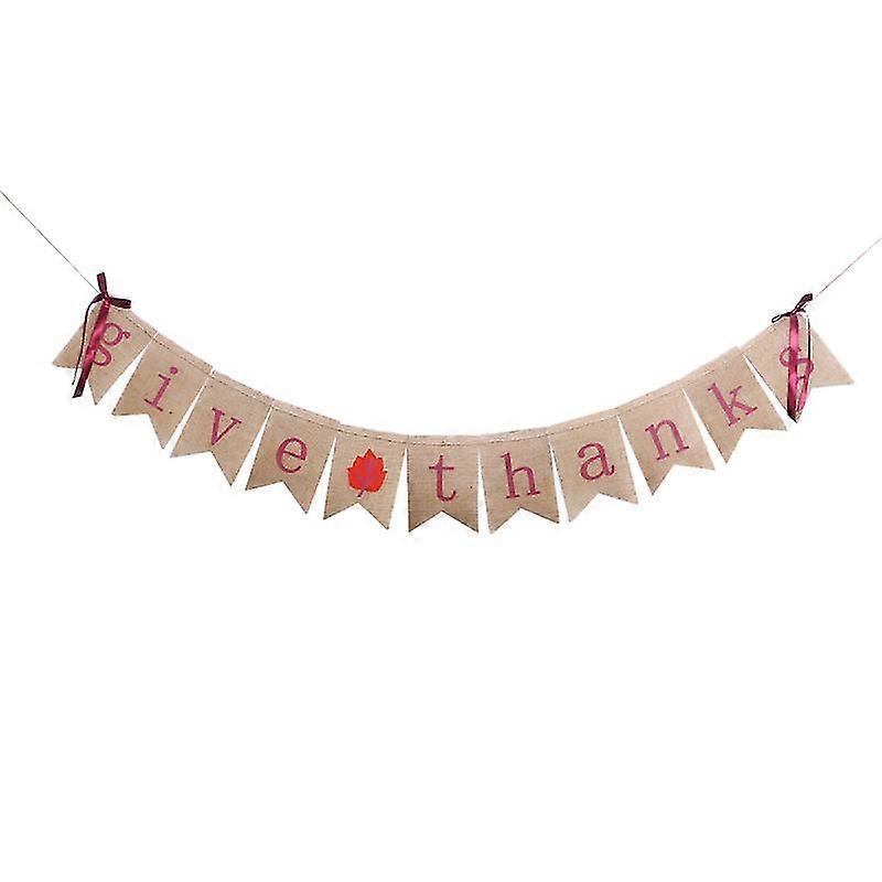 Burlap Burlap Banner For Decoration-c