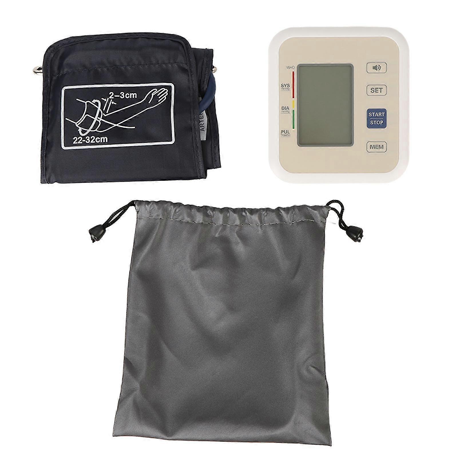 Automatic Inflating Upper Arm Blood Pressure Monitor with LED Display
