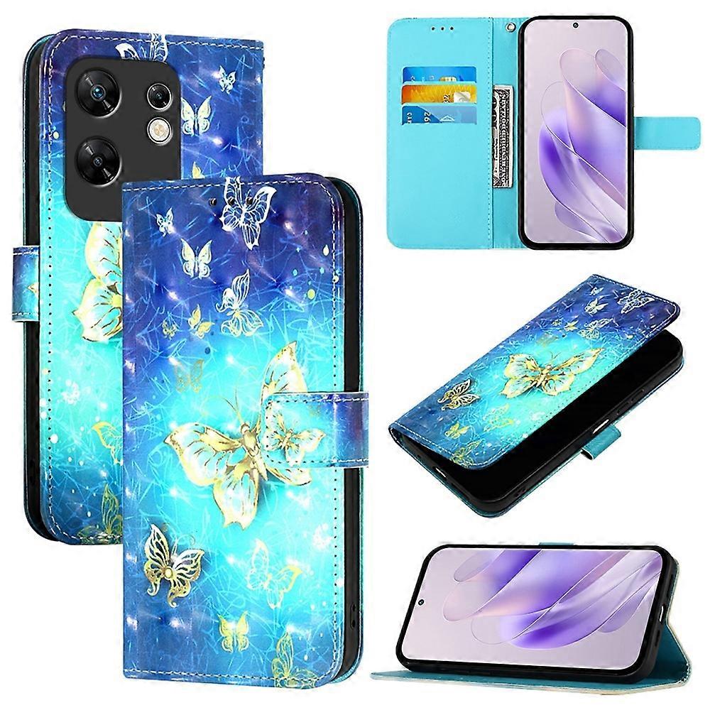 3D Painted PU Case For Infinix Zero 30 4G