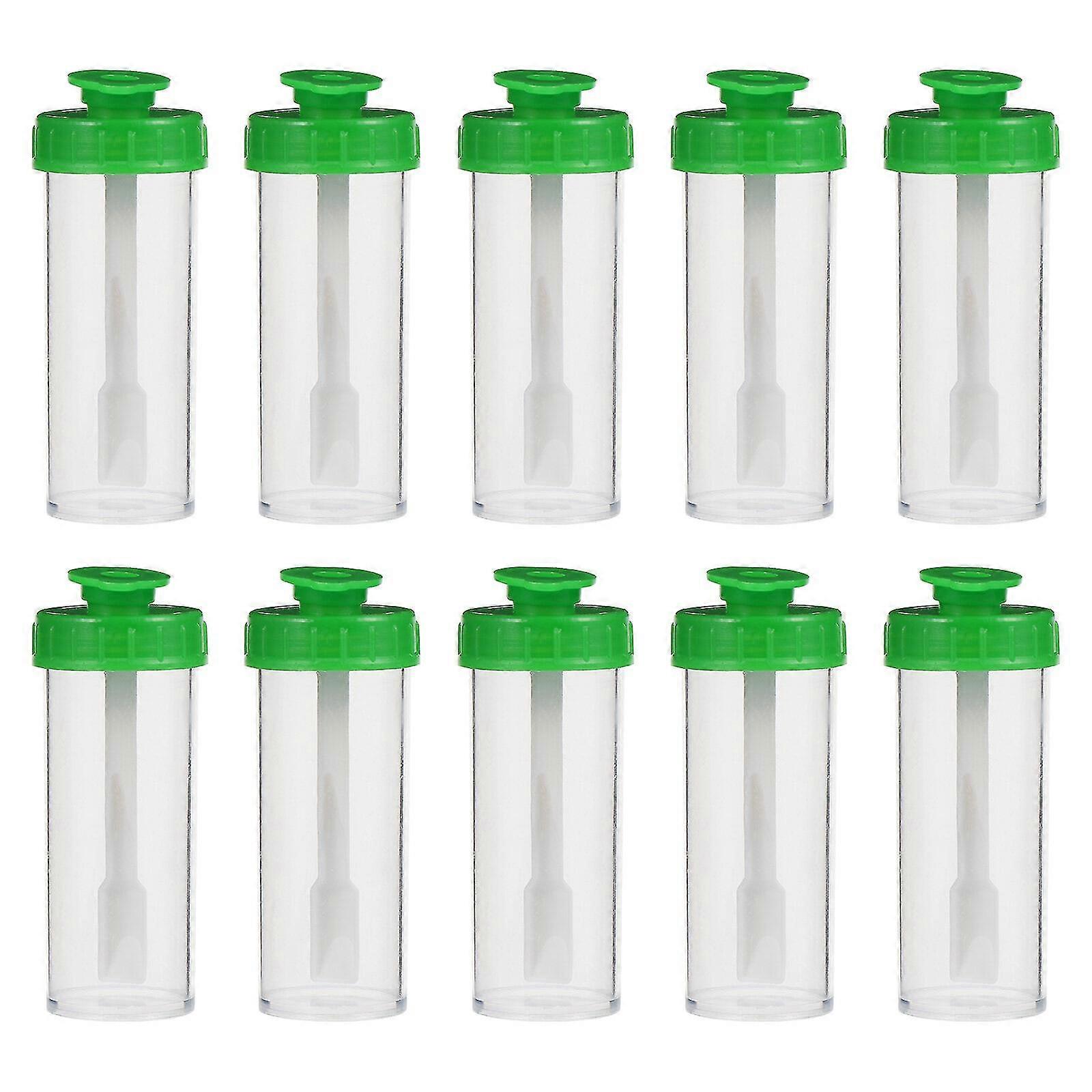 50pcs Plastic 15ml Specimen Cup Stool Container Specimen Cups With Spoon