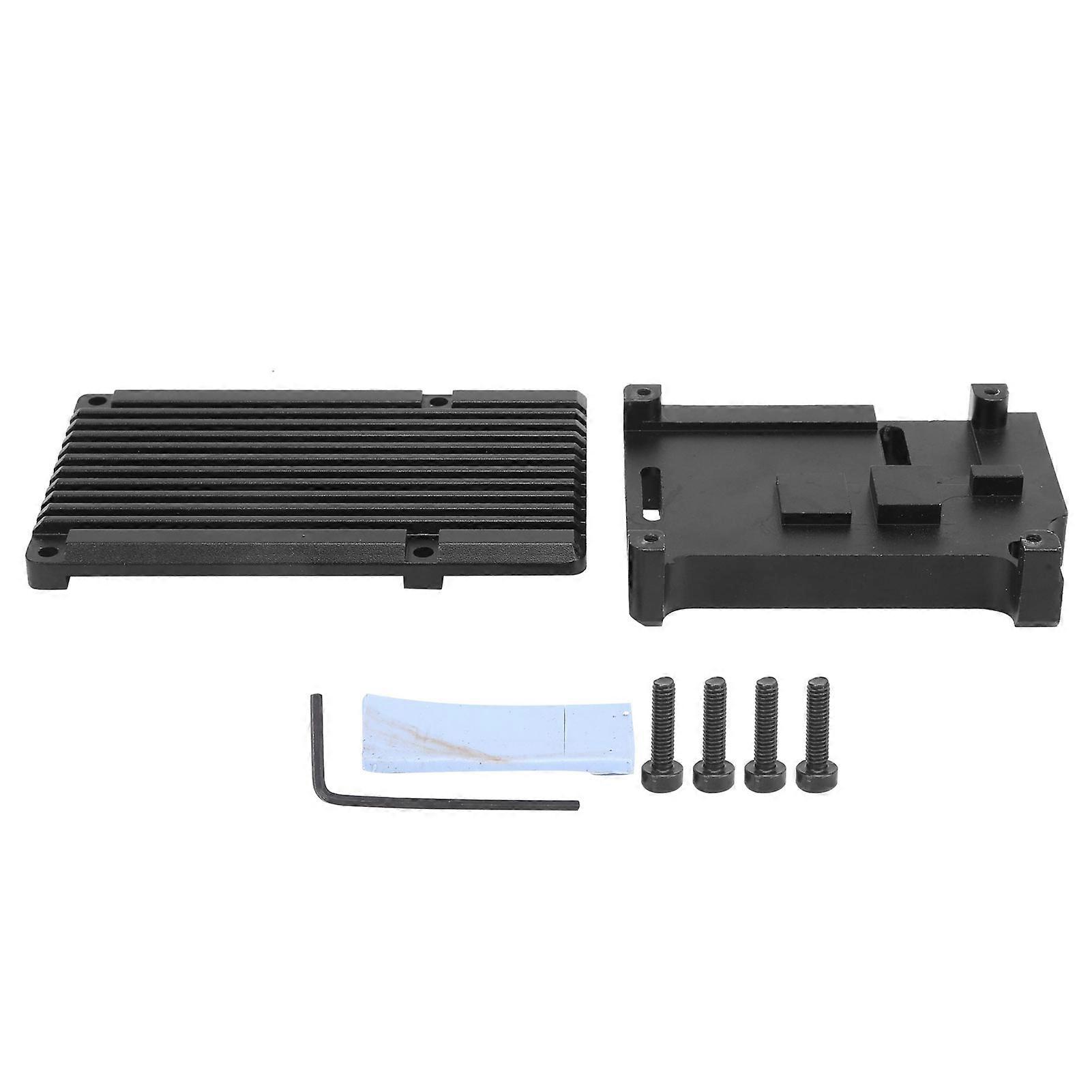 Cutie din aliaj de aluminiu Carcasă de răcire cu disipare a căldurii Accesorii pentru Raspberry Pi 4 Model B