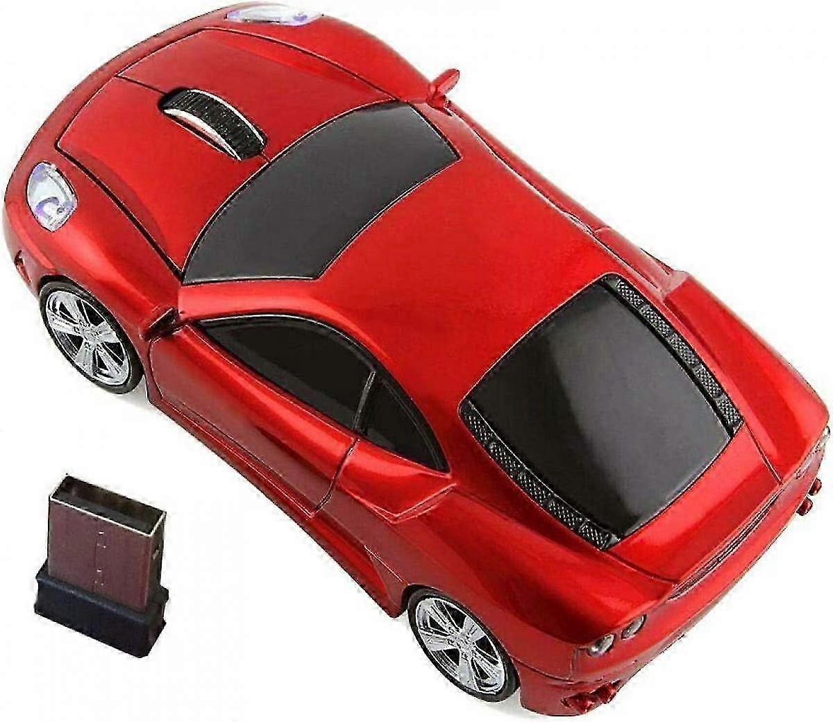 Wekity Car Wireless Mouse  Ergonomic Optical Mice USB 2.4G Mini Receiver for Pc Laptop Notebook Windows 10