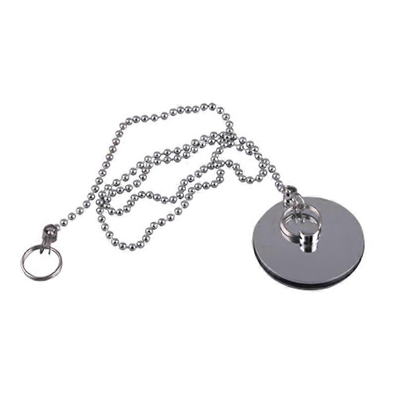 Sink stopper with chain for 1 1/2" sink