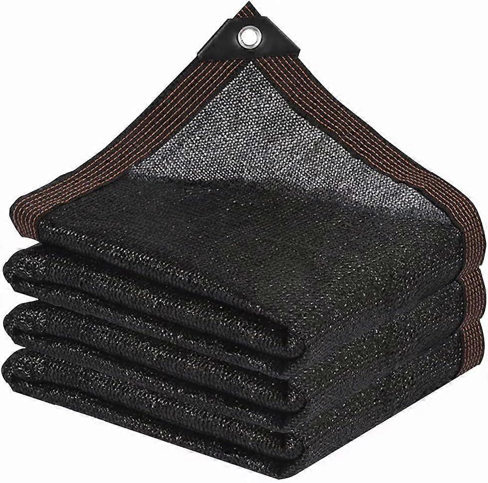 Shade Cloth - Garden Shade Net with Grommets Outdoor Shade Cover for Pergola, Patio, Plants, Greenhouse, Chicken Coop (Black, 90% Shade Rate3x3m)