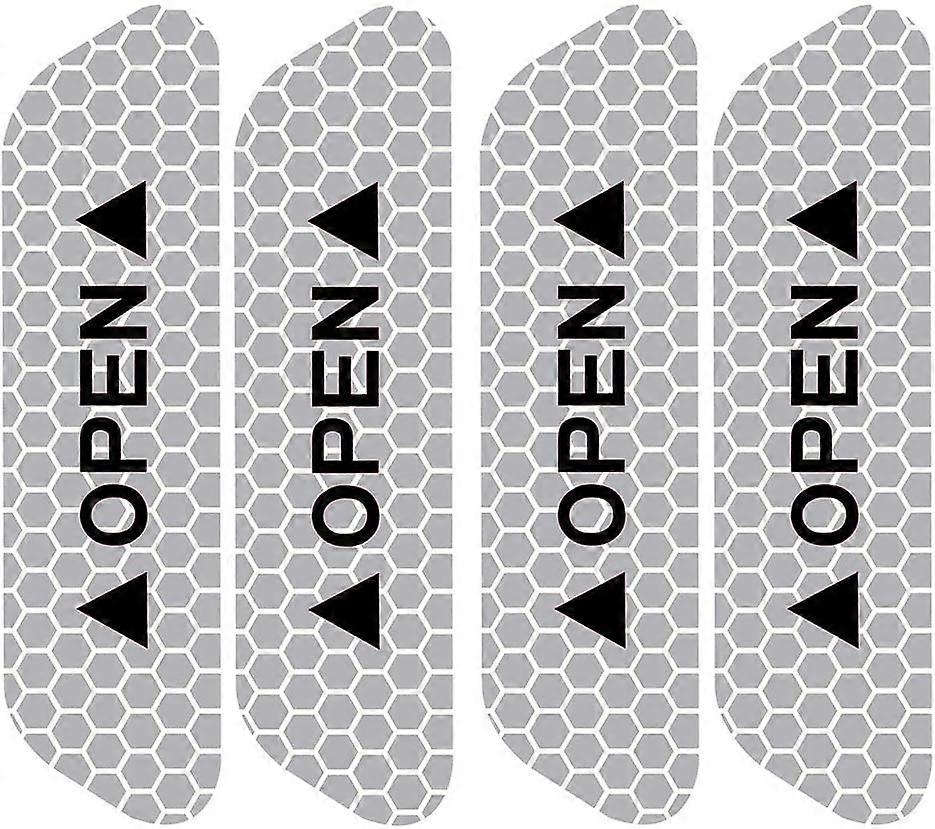 Car Door Open Prompt Anti-Collision Reflective Stickers Tape Conspicuity Safety Caution Warning Sticker