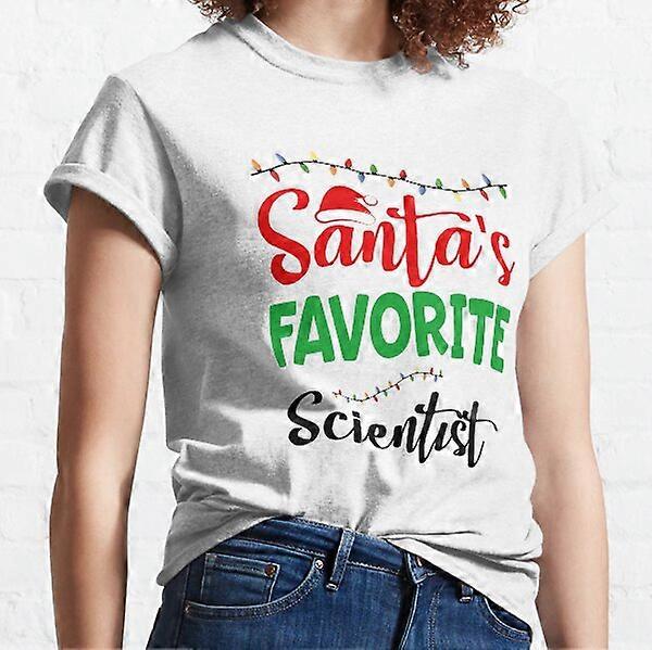 Klasické tričko Santa's Favorite Scientist-RK40247