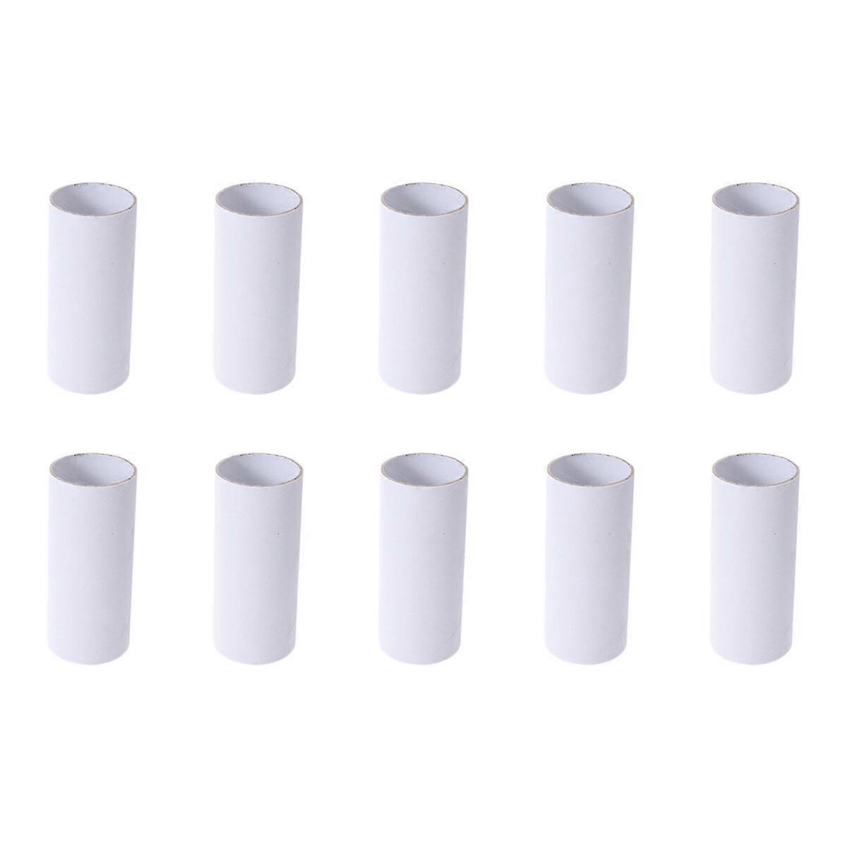 20PCS Craft Rolls Creative Fun DIY Cardboard Tubes (White)