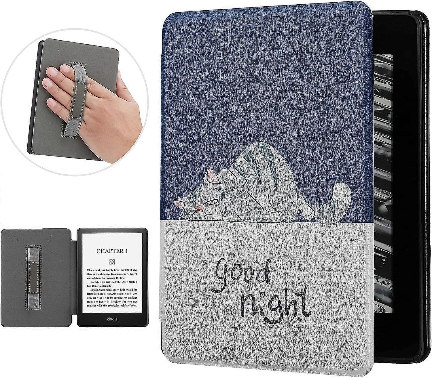 Case for Kindle Paperwhite 11th Generation E-Reader (6.8", 2021) and Kindle Paperwhite Signature Edition with Palm Rest and Auto Sleep/Wake Function B