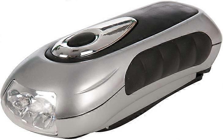 Hand Crank Flashlight No battery required, eco-friendly, for camping, hiking