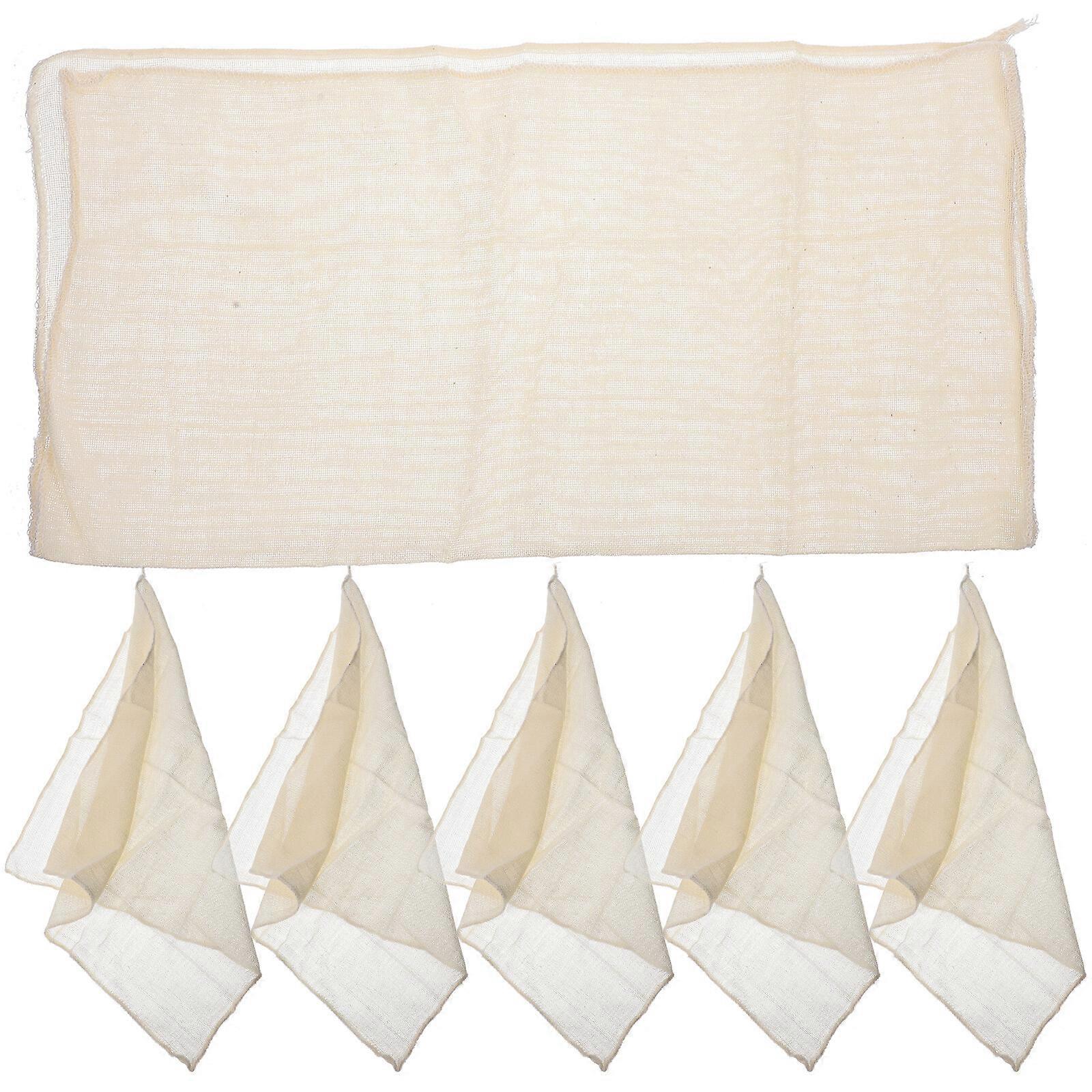 6Pcs Tofu Straining Cloth Filter Cloth Tofu Straining Cloth for Kitchen Reusable Cheesecloth