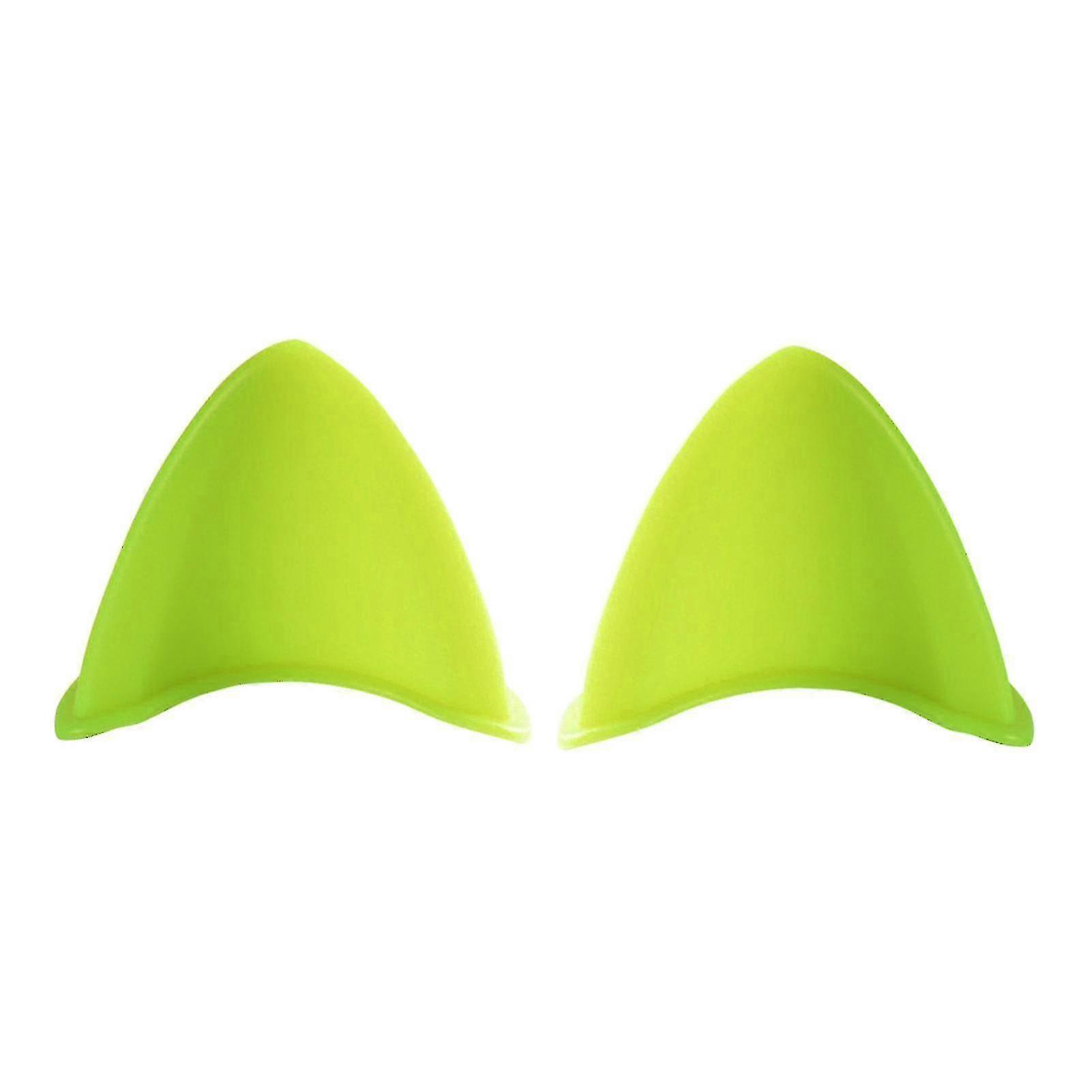 2pcs Self-adhesive Cat Ears Ornament Accessory For Motorcycle
