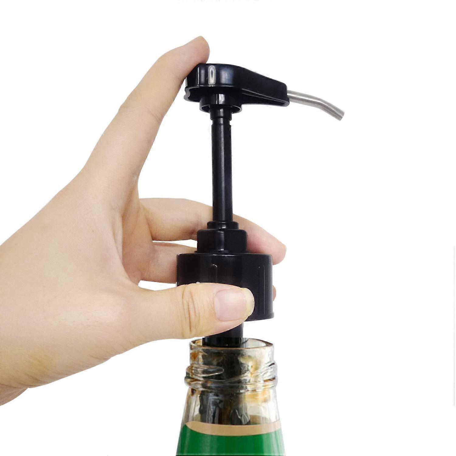 Stainless Steel Oyster Sauce Oil Sprayer Pump, With Plastic Long Dip Tube