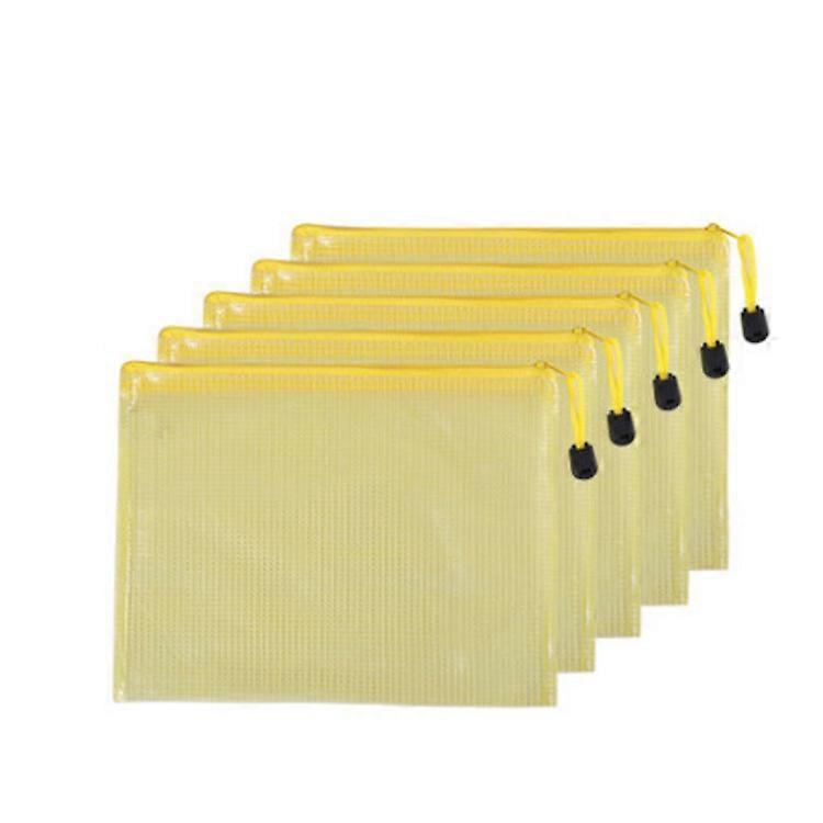 8 Pack Mesh Zipper Bags Waterproof Document Bags Multipurpose File Folders Office Supplies