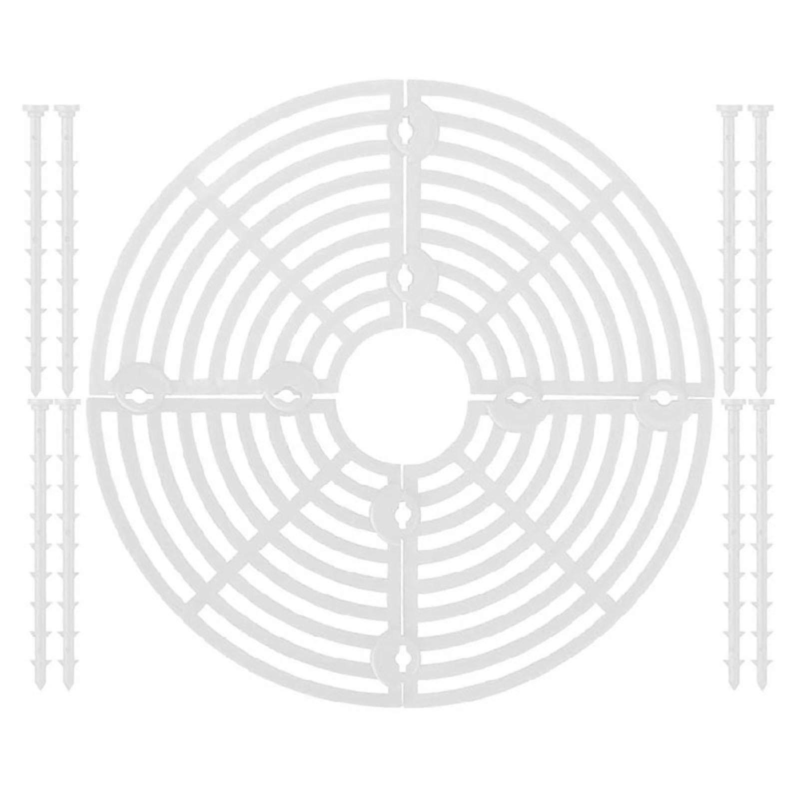 Multipurpose Plant Pot Grid Adjustable Durable Flowerpot Soil Protective Cover For Garden