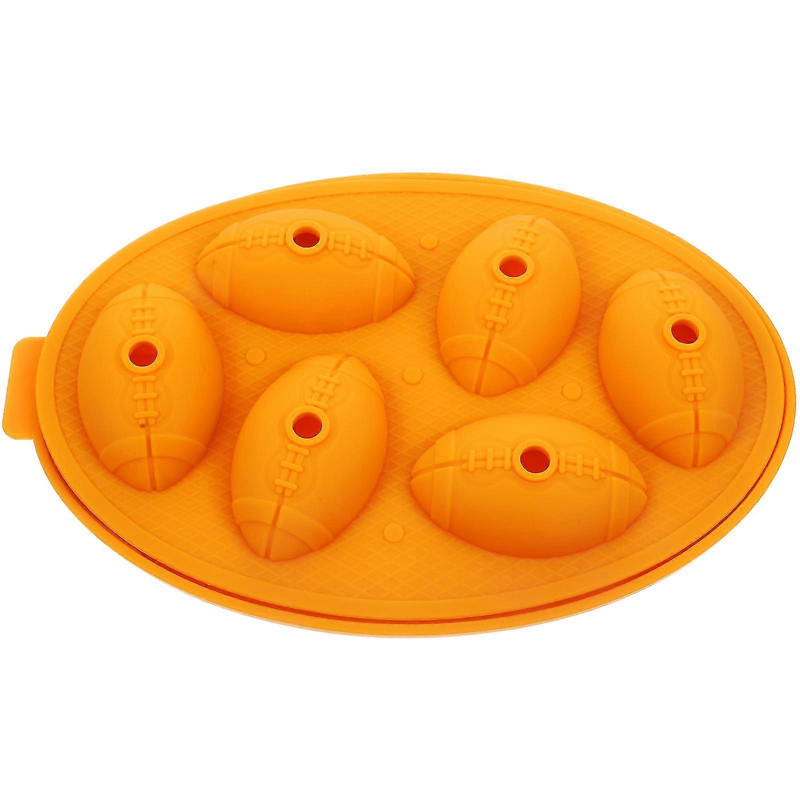 2 قطع المنزلية DIY مكعبات الثلج العفن الإبداعية الرجبي على شكل مكعب الجليد صنع العفن سيليكون الجليد صينية