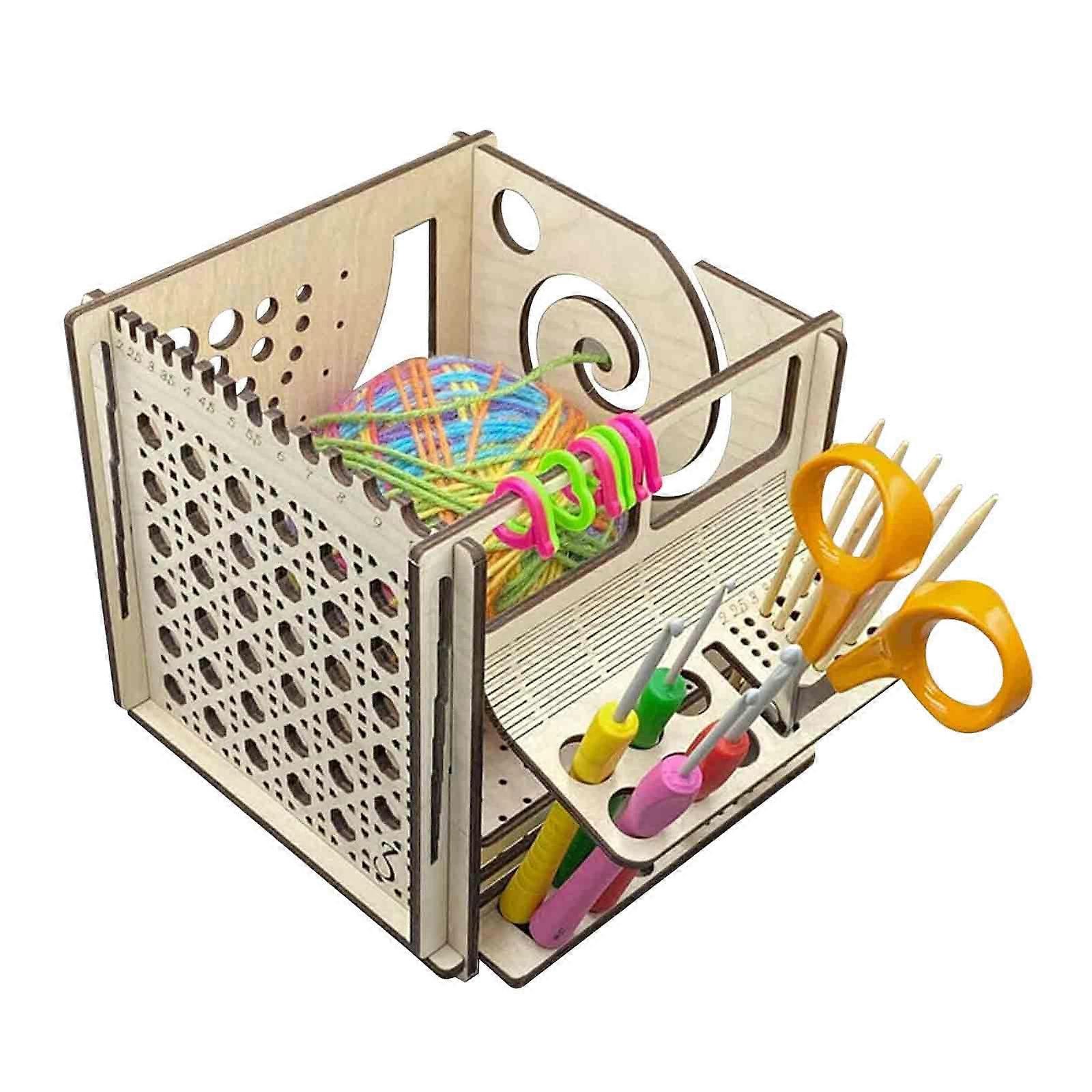 All-in-one puinen lankakulho