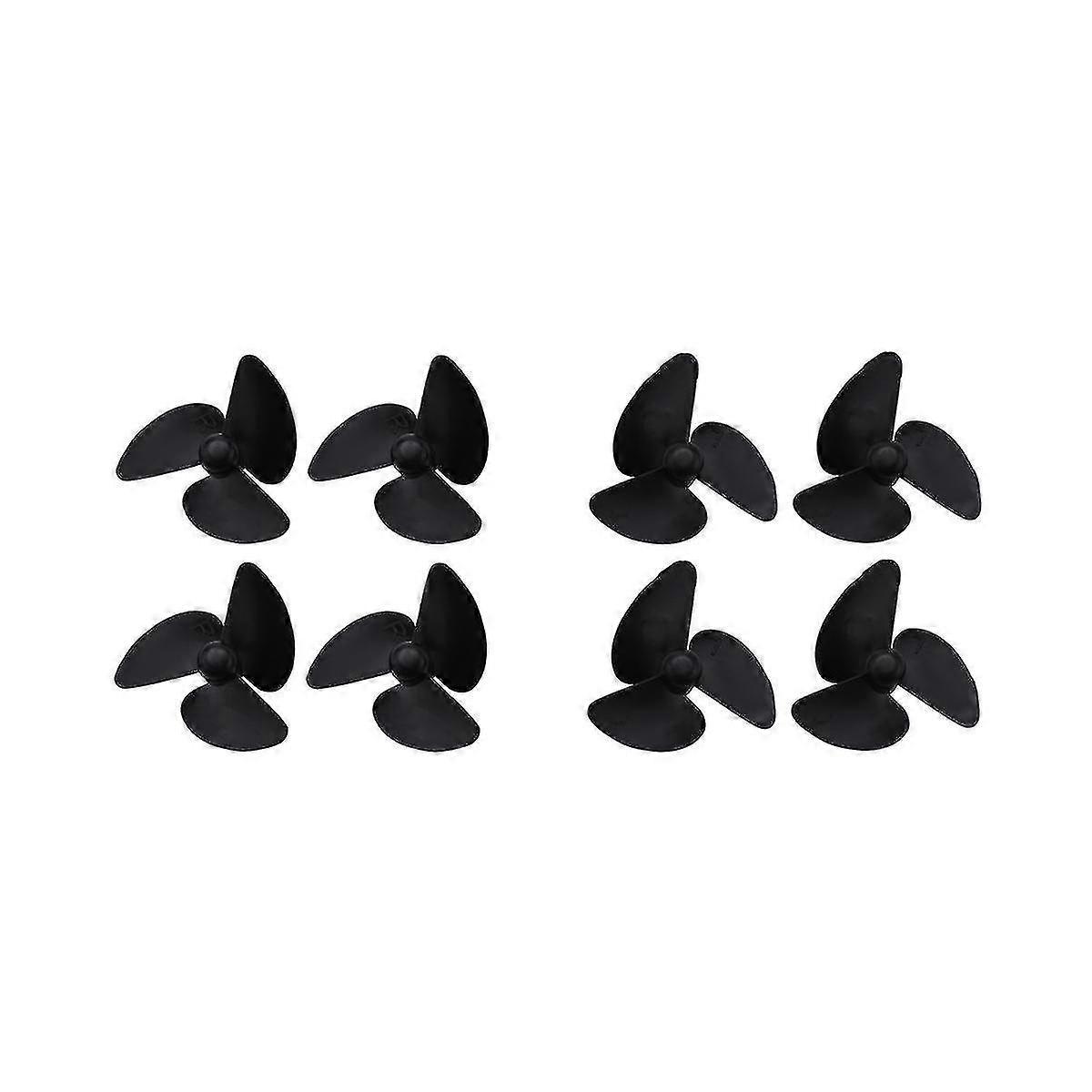8pcs 3-blade Propeller 4 Left & 4 Right For 2011-5 Fishing Bait Boat Fish Finder Rc Boat Spare Part