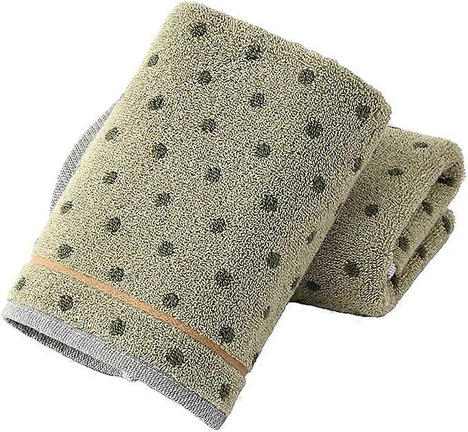 Polka dot pattern hand towel 2-piece set