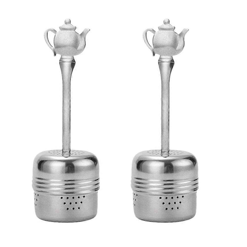 2Pcs Stainless Steel Tea Filter Creative Tea Infuser Kitchen Tea Filter
