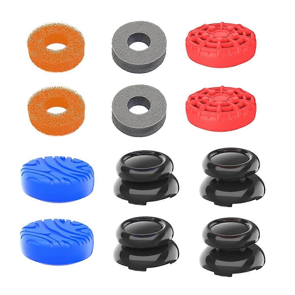 Keycaps for Handheld Console 12-In-1 Button Cap Rocker Anti- Cap Set Anti-Fall Protective Cover