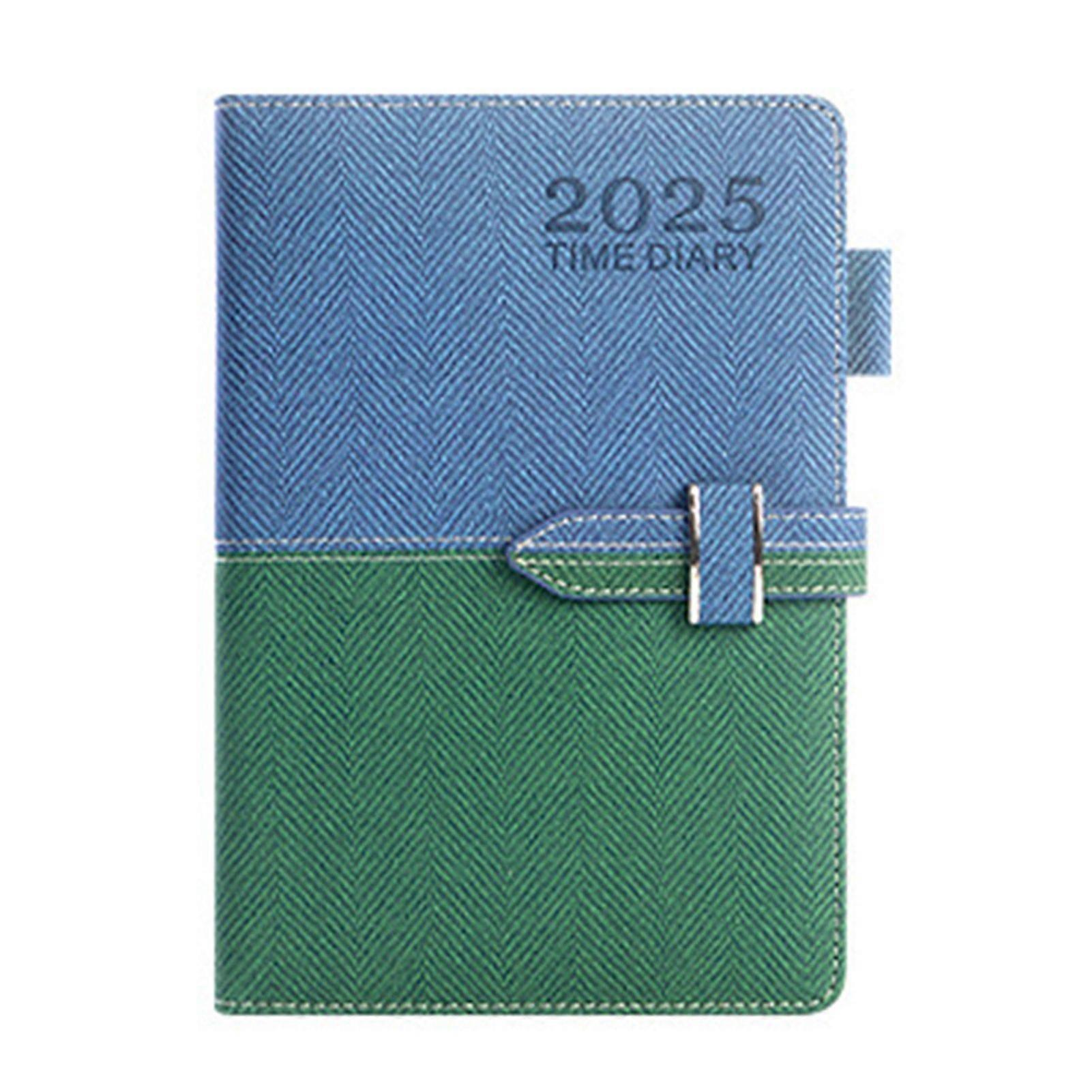 2025 Planner 12-Month Daily Weekly Monthly Calendar To-do List Agenda Notebook with Monthly Tabs Notes Pages Back Pocket