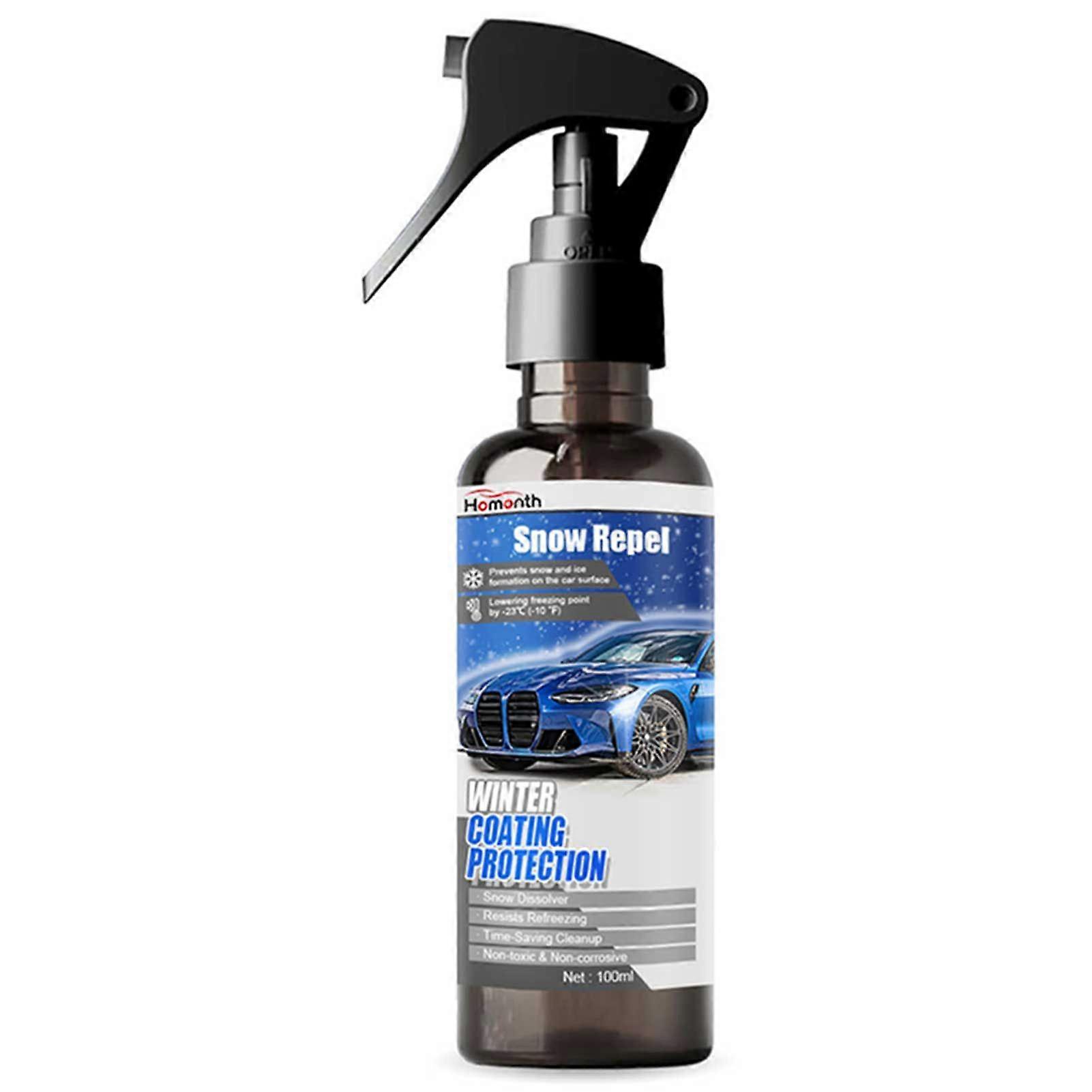Car Windshield De-Icer Fast-Acting Ice Melting Spray for Windshields Effective Defroster Spray for Winter