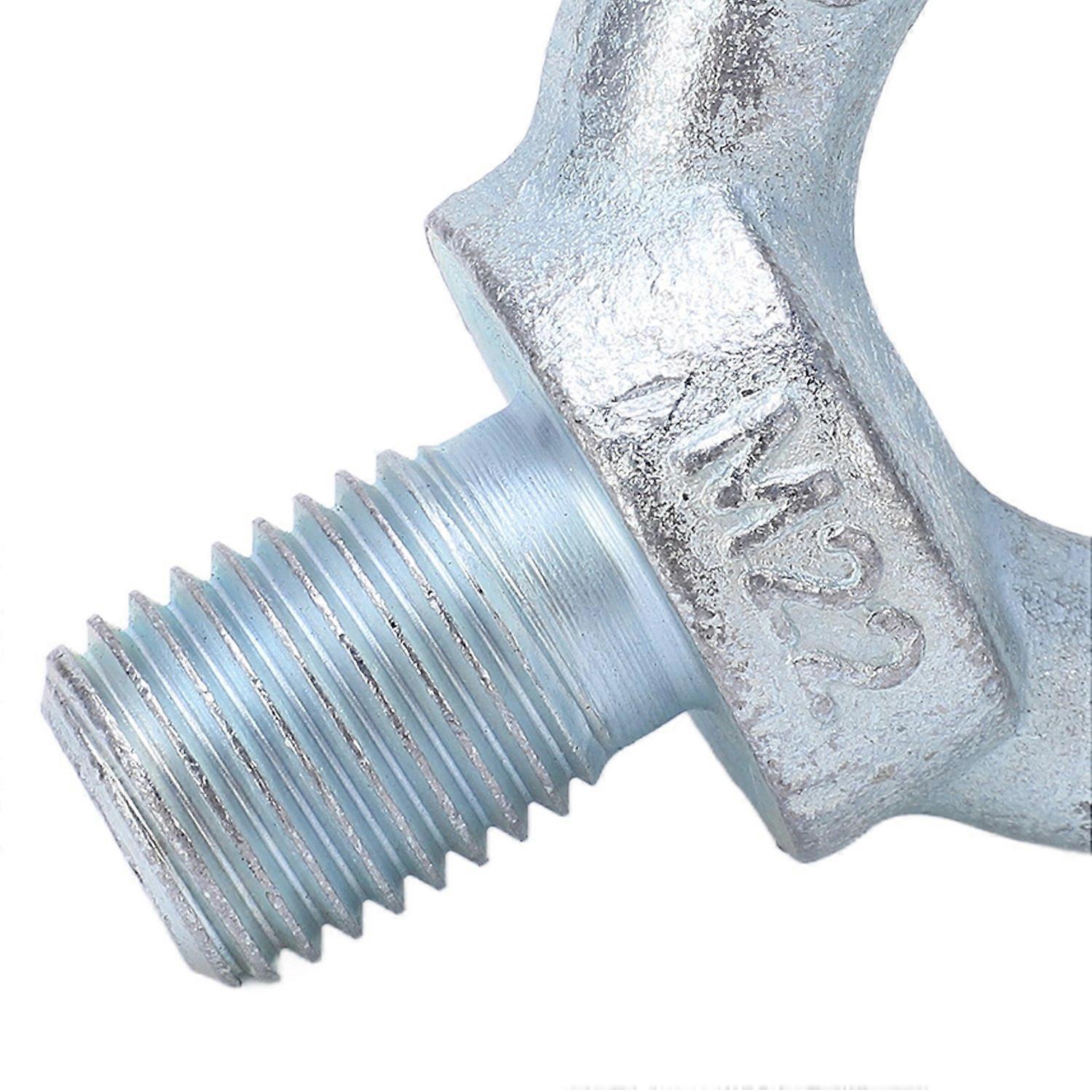 2PCS Lifting Ring Bolts Galvanized Carbon Steel Eyebolts Deep Threaded ...