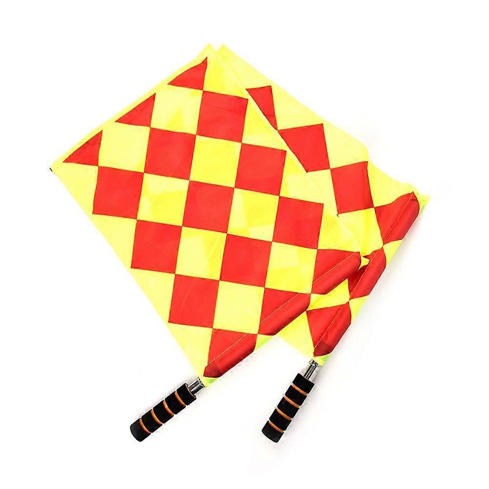 サッカー審判旗フェアプレイスポーツマッチサッカーラインマンフラグ審判機器