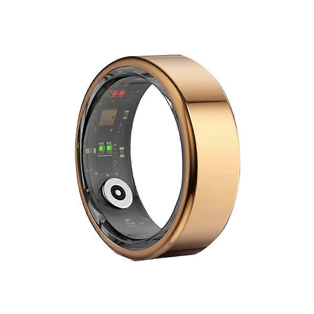 R02 Smart Ring Health Monitoring IP68 Waterproof Multi-Sport Modes for Android for IOS Rose Gold No