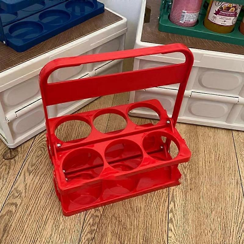 Portable beer bottle holder, solid color, foldable