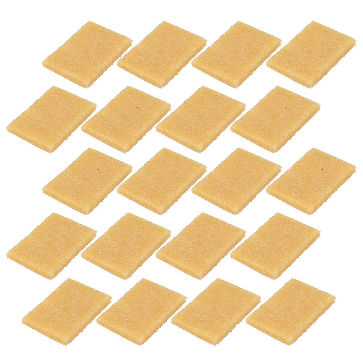 20Pcs Leather Craft Rubber Sheeting Natural Decontamination Clear Leathers Accessories
