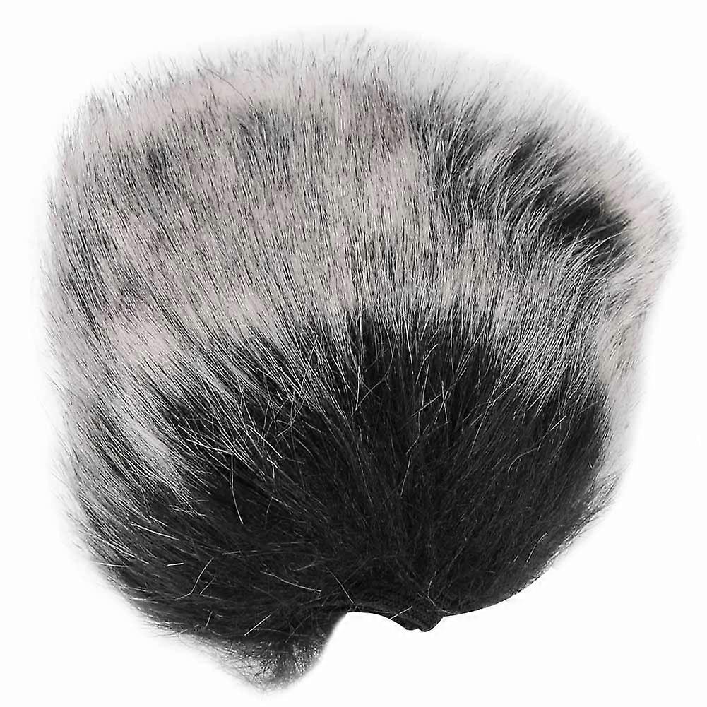 Outdoor Microphone Dusty Furry Cover Windscreen Windshield Muff Accessory (S)
