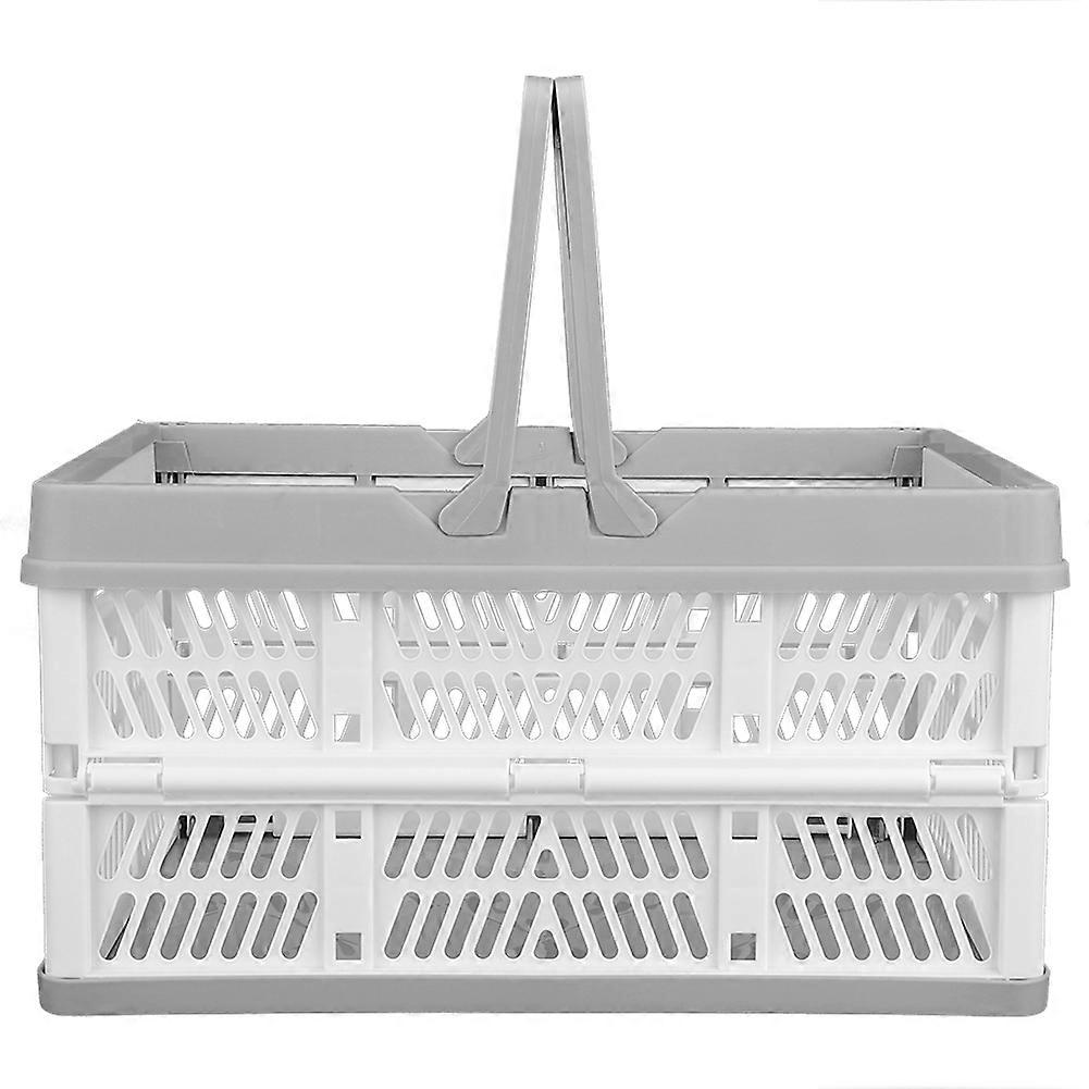 Foldable Clothes Laundry Storage Basket With Handles Organizer for Kitchen Bedroom