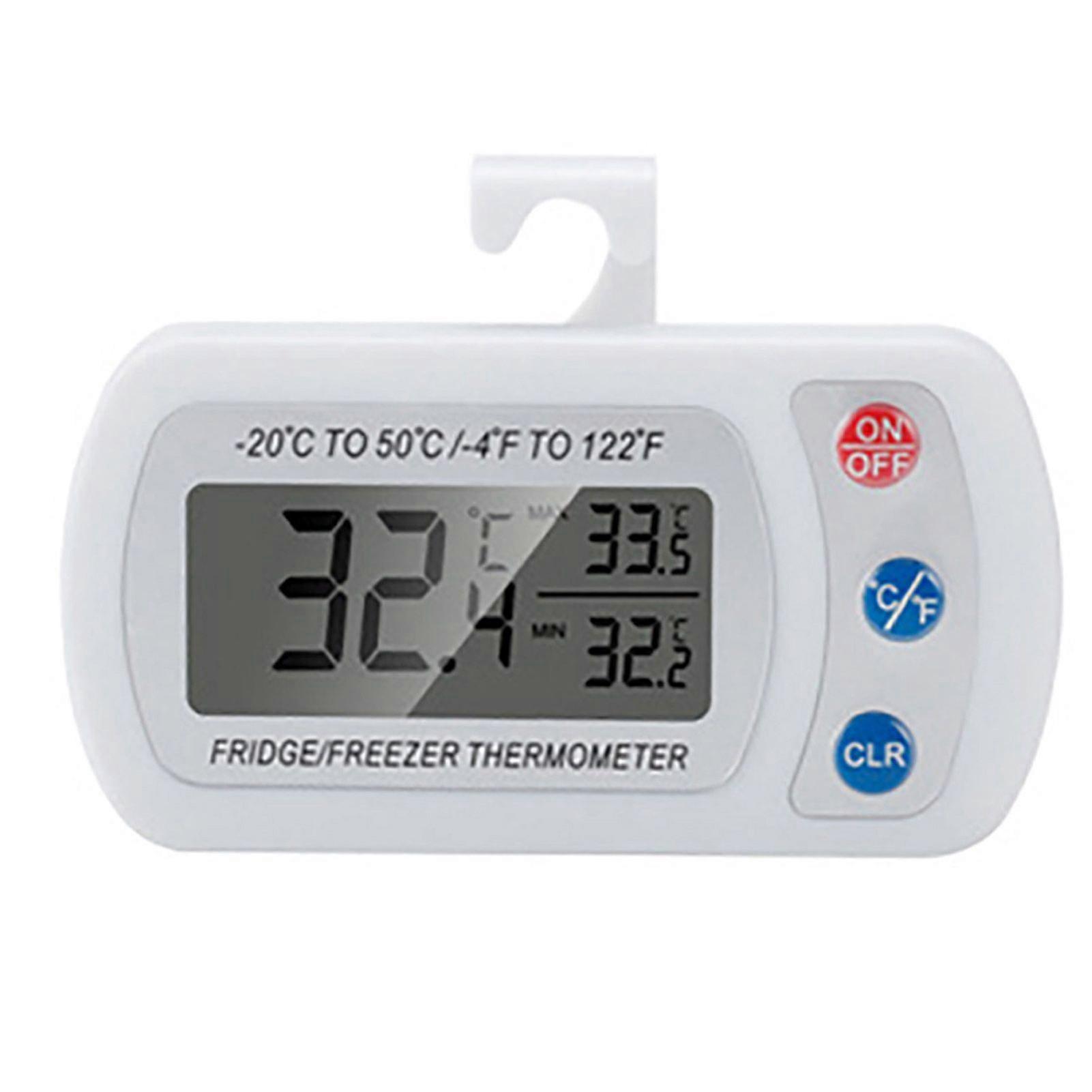TSBY53 Waterproof Refrigerator Thermometer with Digital Display Hook Electronic Thermometer