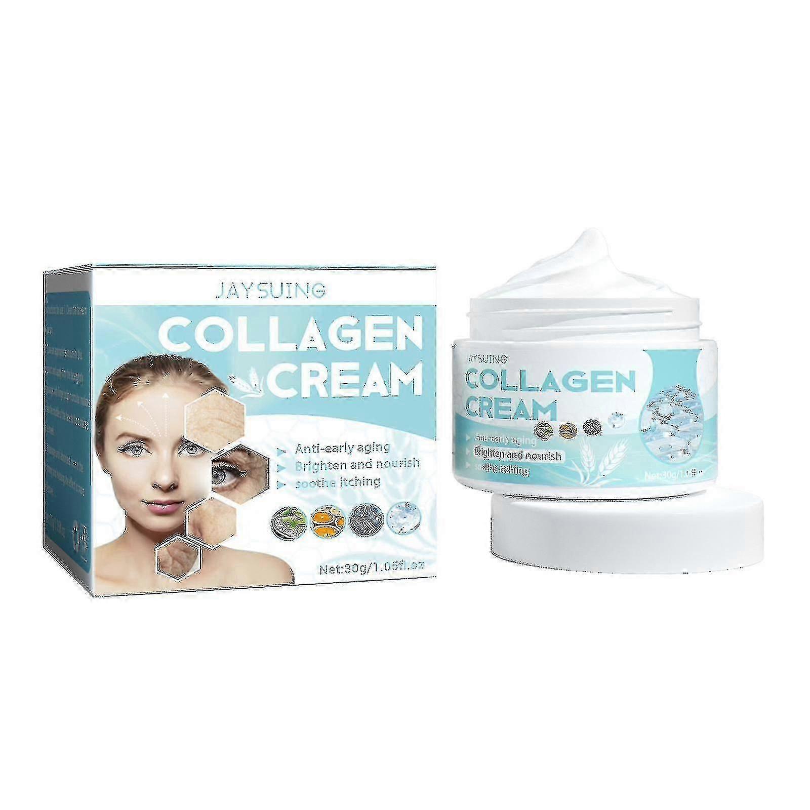 Jaysuing Collagen Cream Firming Anti-aging Skin Moisturizing Moisturizing Moisturizing Rejuvenating Cream | |