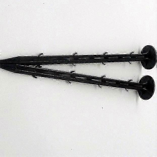 Garden Pegs Plastic Fixing Pegs Weed Fabric Pegs For Weed Control Membrane Securing Ground Sheet100pcsblack
