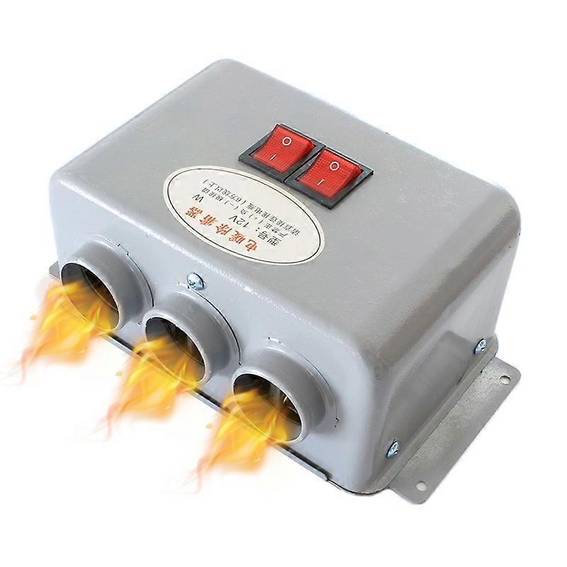 Car 3-hole Electric Heater Demister Defroster DC 24V