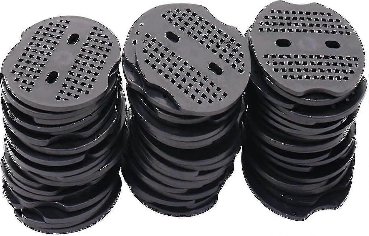 100 قطعة غسالات لأوتد قماش القنب الفولاذية ، غسالة مرساة U لأوتاد الحديقة ، أوتاد الخيمة f74