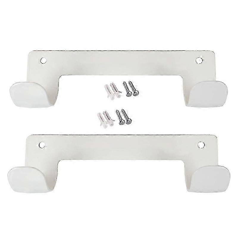 2er-Pack Bügelbrettaufhänger, wandmontierter Bügelbretthalter für Waschküchen (weiß)