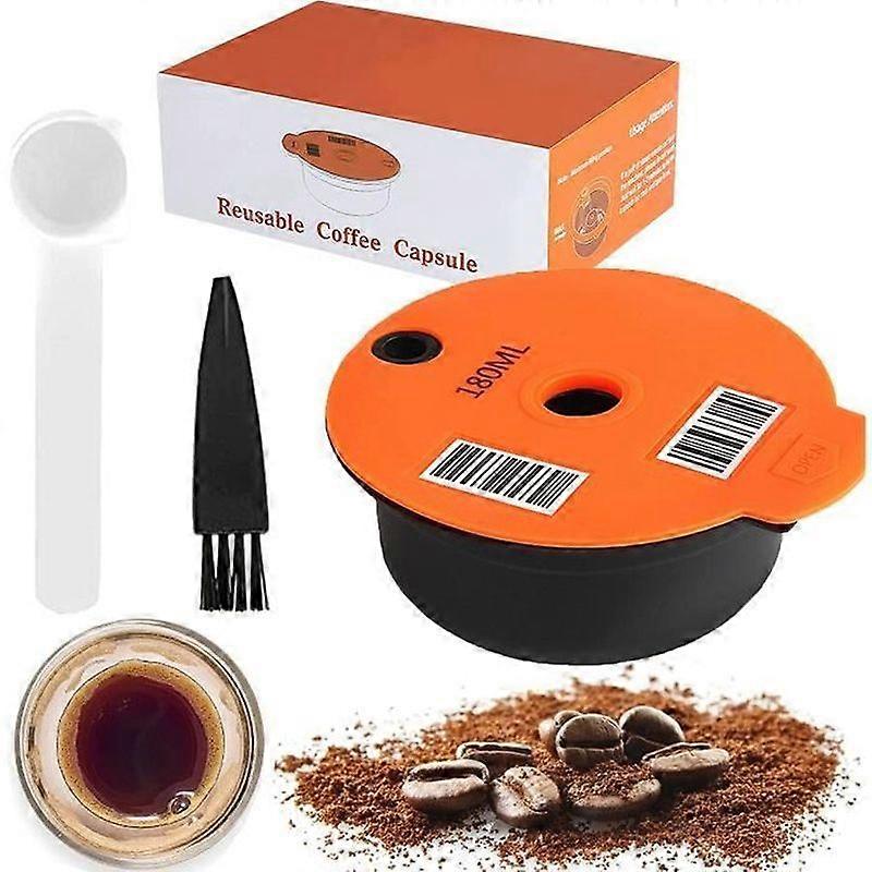 Coffee Capsules for Bosch-s Reusable Coffee Filters with Readable Barcode Compatible with Tassimo Machines