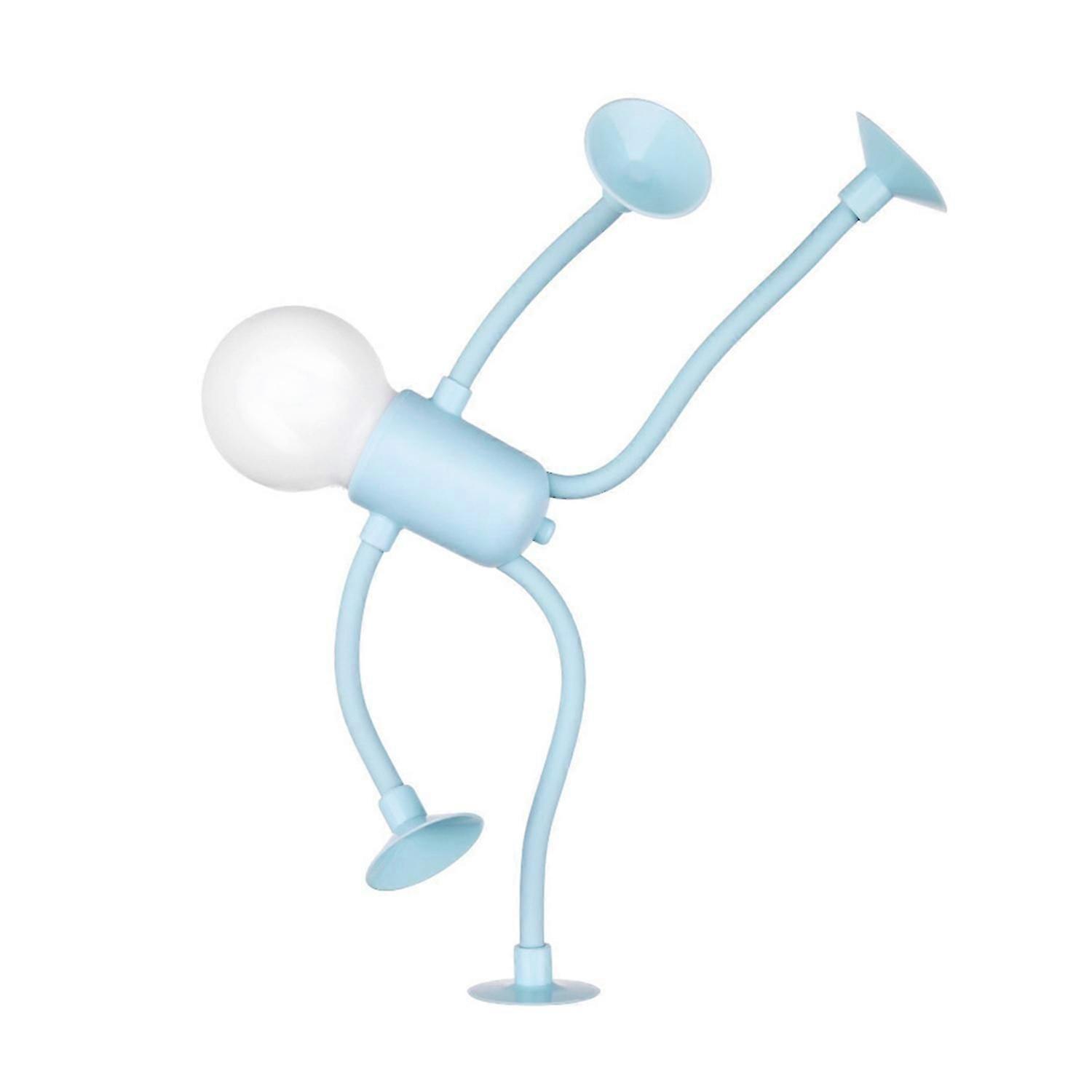 LED Bedside Lamp Changeable Shape Funny Night Light with Suction Cup Soft Glow DIY Shape Cute Light