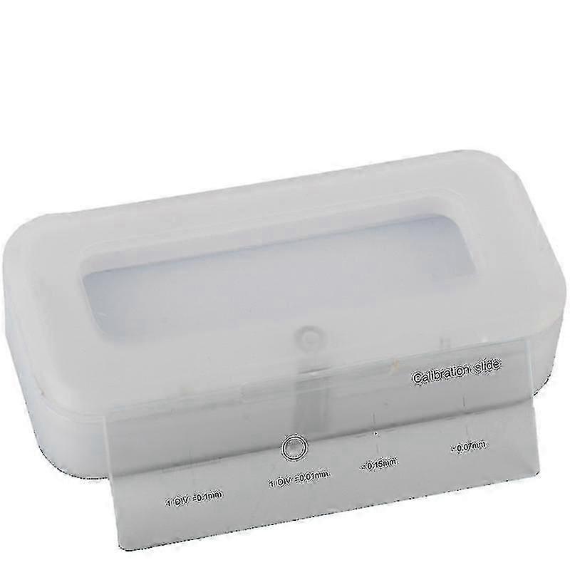 0.01mm Microscope Slides Réticule Calibration Slide Ruler Cross Multifunctional Microscope Calibrati
