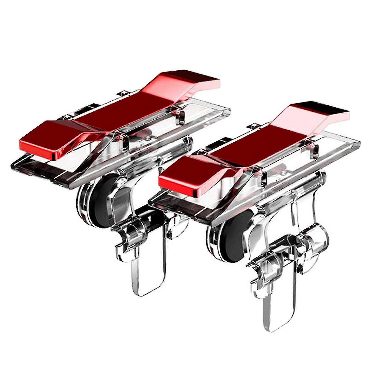 2Pcs E9 Gaming Triggers Portable Multifunctional Stable Gaming Joystick Trigger Gamepads for Mobile 