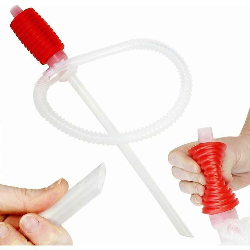Efficient Fluid Transfer Kit, Safe And Versatile Manual Siphon Pump For Cars And Motorcycles, Large Ball Type Siphon With Chemical Resistance For
