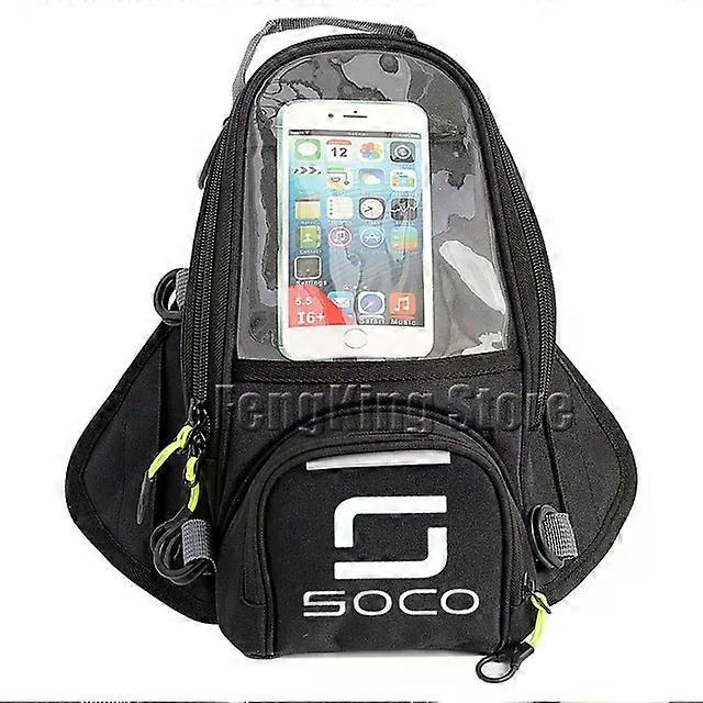 حقيبة ركوب الدراجة النارية حقيبة ركوب حقيبة خزان الوقود للملاحة شاشة كبيرة متوافقة مع Super Soco CPx CUmini CUx TC 50 TC Max Wanderer TCM