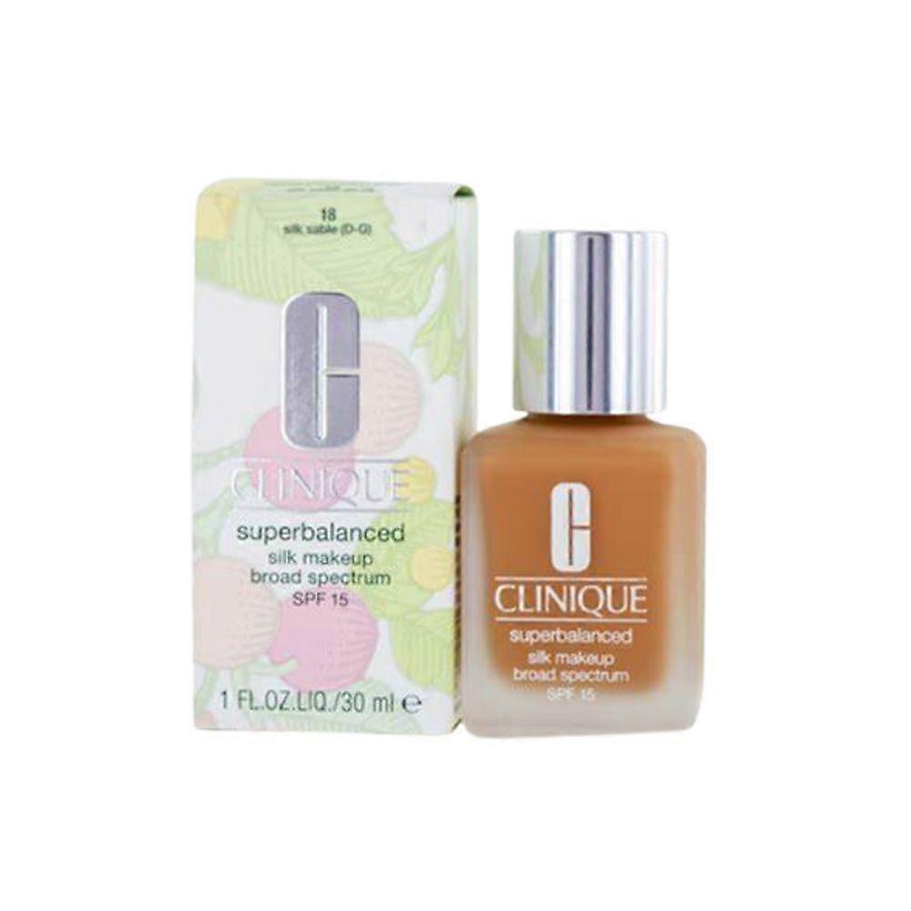 3 x Clinique Super Balanced Silk Make Up Foundation 30ml - 18 Silk Sable