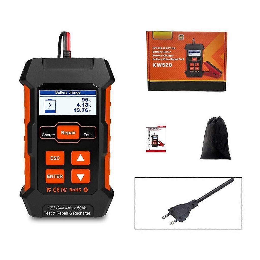 Car Battery Tester Analyzers 12V 24V Quick LoadPlug Cranking Test Diagnostic