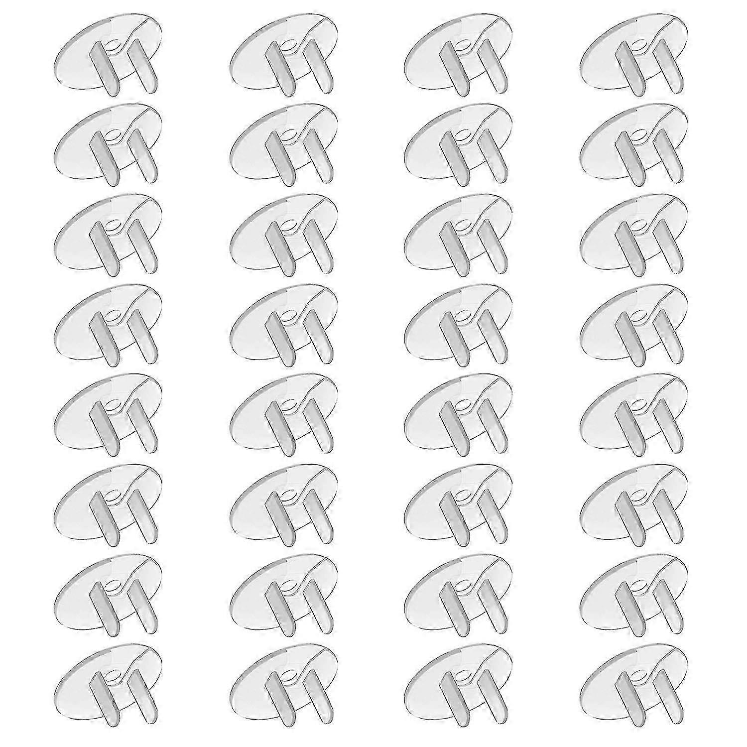 Outlet Plug Covers - 24 Pack Safety Electrical Plug Protectors by